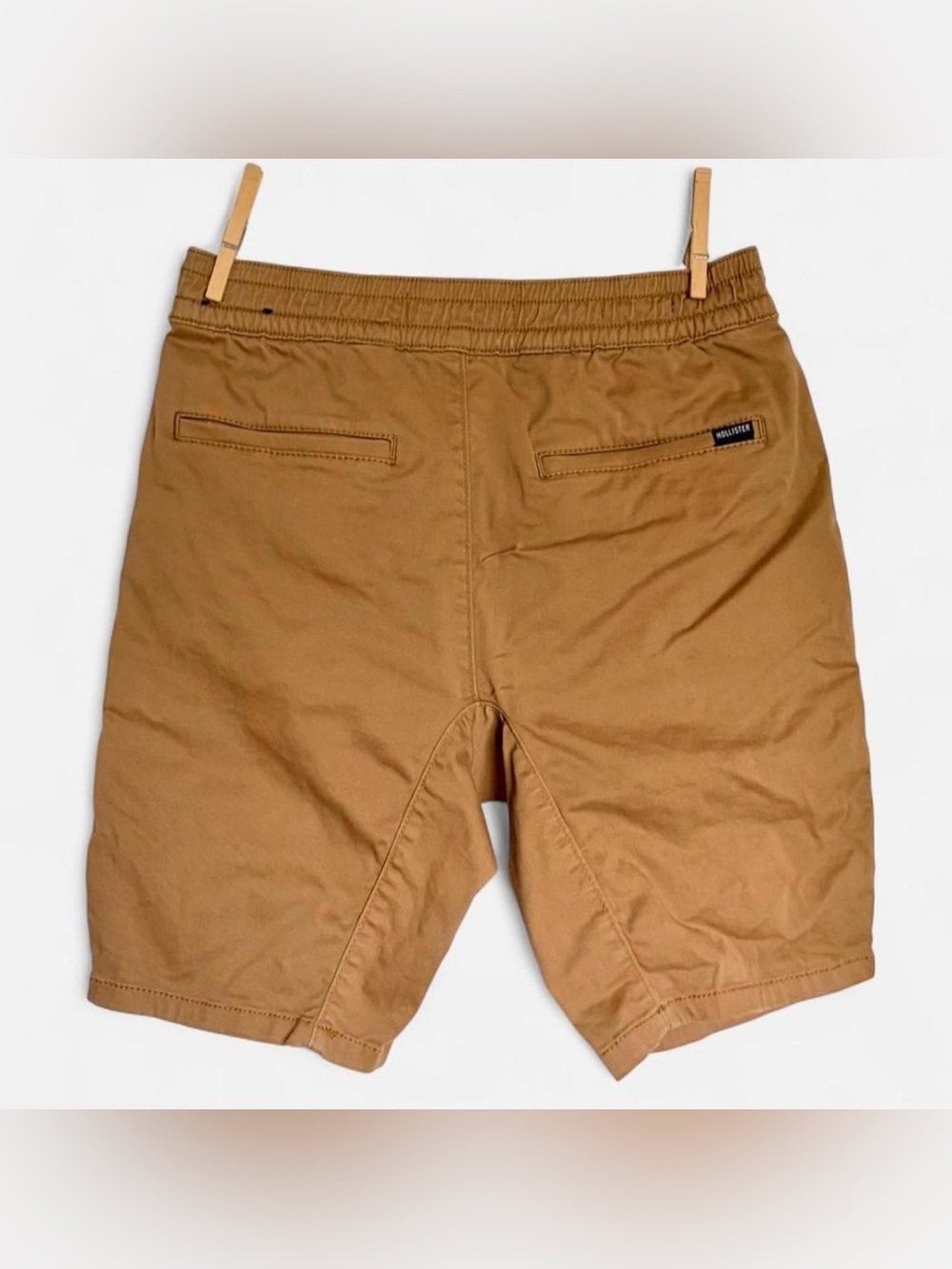 Men’s Dark Khaki/Tan Hollister Jogger Short — Size XS - Picture 2 of 4